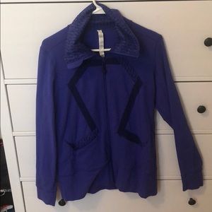 Lululemon purple zip up